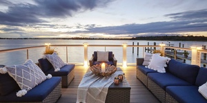 Террасная доска из ДПК Bamberg, Solid, Brazilian Walnut