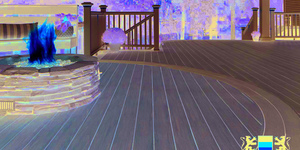 Террасная доска из ДПК Bamberg, Solid, Lebanese Cedar7