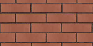 Кирпич облицовочный ЛСР, тёмно-красный, гладкий, 1НФ 2
