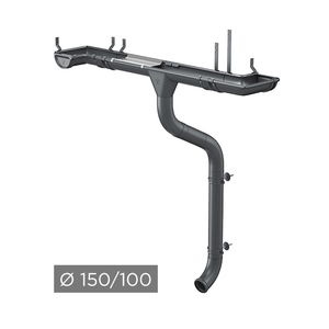 Водосточная система AQUASYSTEM PU MATT 150/100 мм RAL 7024