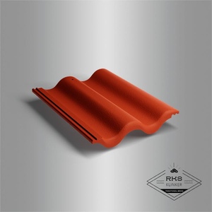 Цементно-песчаная черепица Kriastak, Classic Красный