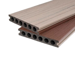 Террасная доска ДПК Dual POLIVAN GROUP,Premium Co-Extrusion,Light gray в Калуге