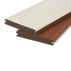 Террасная доска из ДПК Dual POLIVAN GROUP,Solid Co-Extrusion,White в Калуге