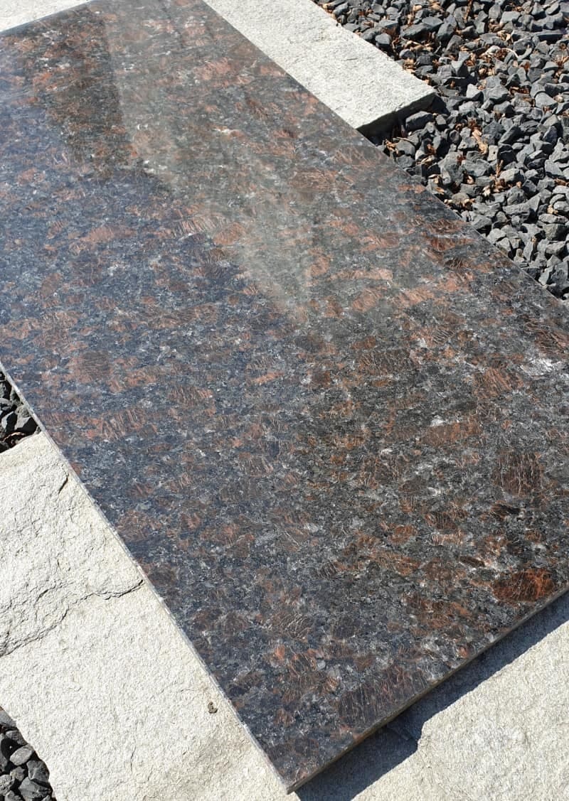 Гранитная плитка Тan Brown, Thermo/Polished 24