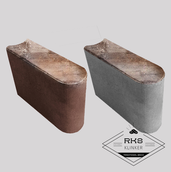 Бордюр Шарнирный SteinRus, БРШ 25.20.8R, Color Mix Берилл п/о в Калуге