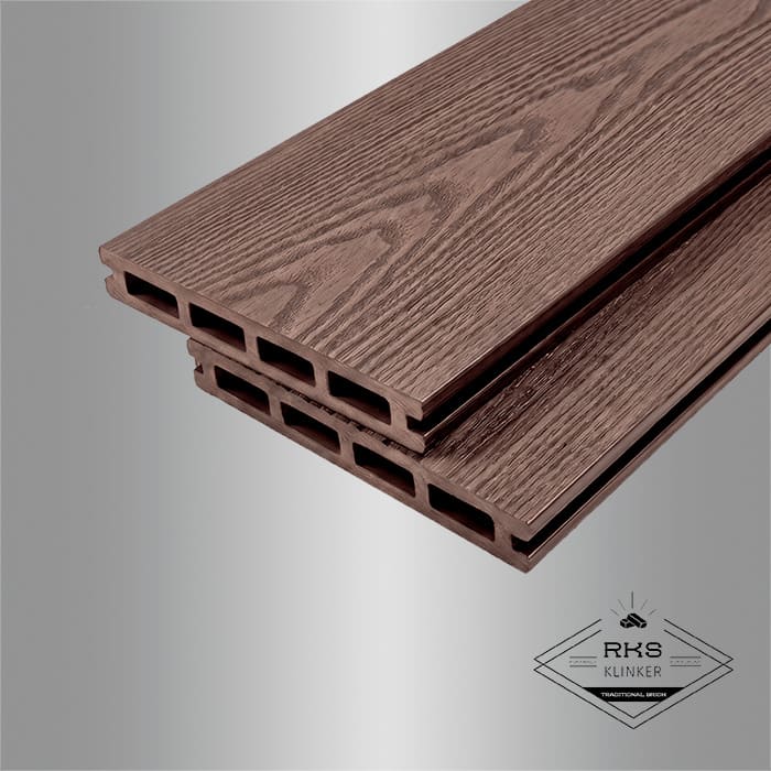 Террасная доска ДПК Бамберг пустотелая, 3D Натур, Орех (Walnut) в Калуге