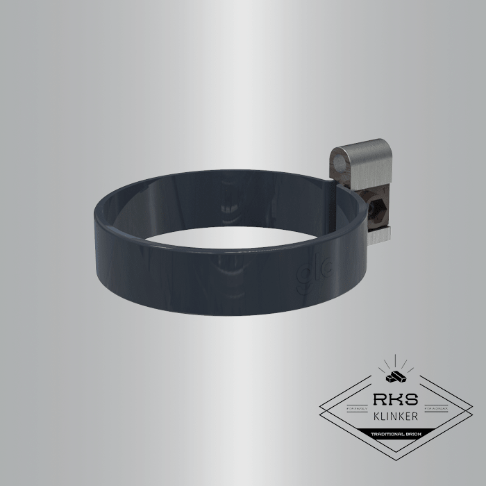 Хомут трубы GLC PVC, RAL 7024 в Калуге