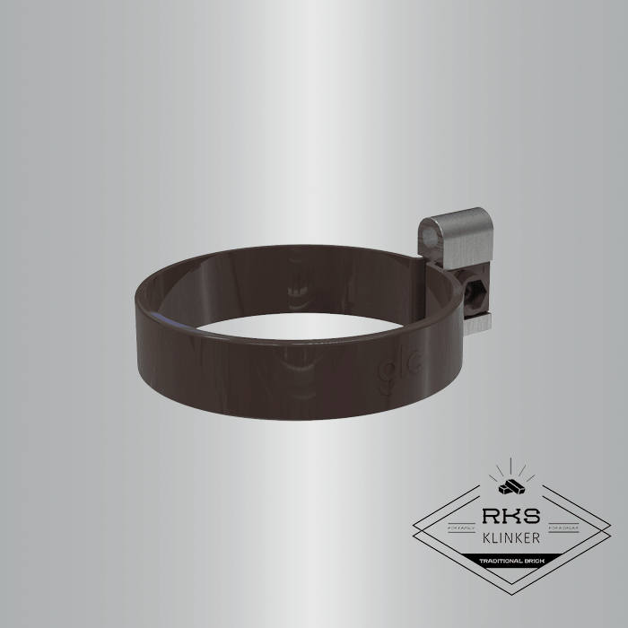 Хомут трубы GLC PVC, RAL 8019 в Калуге