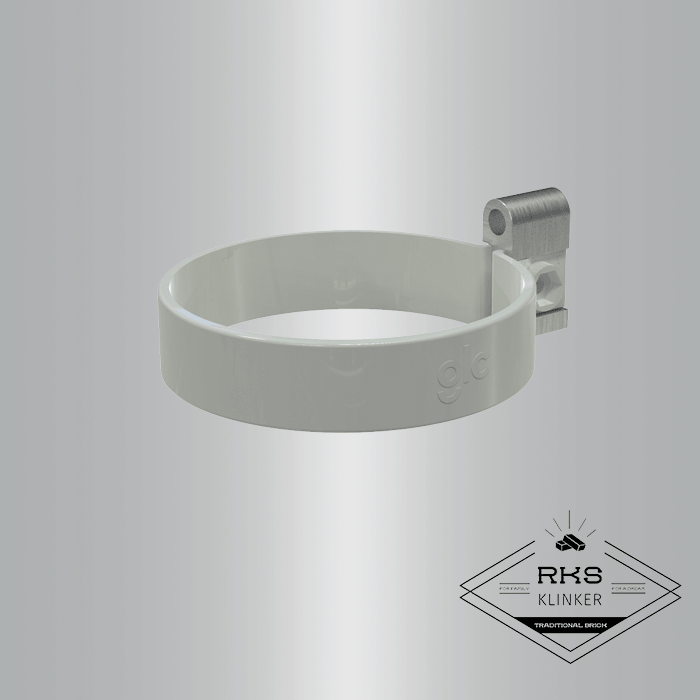 Хомут трубы GLC PVC, RAL 9010 в Калуге