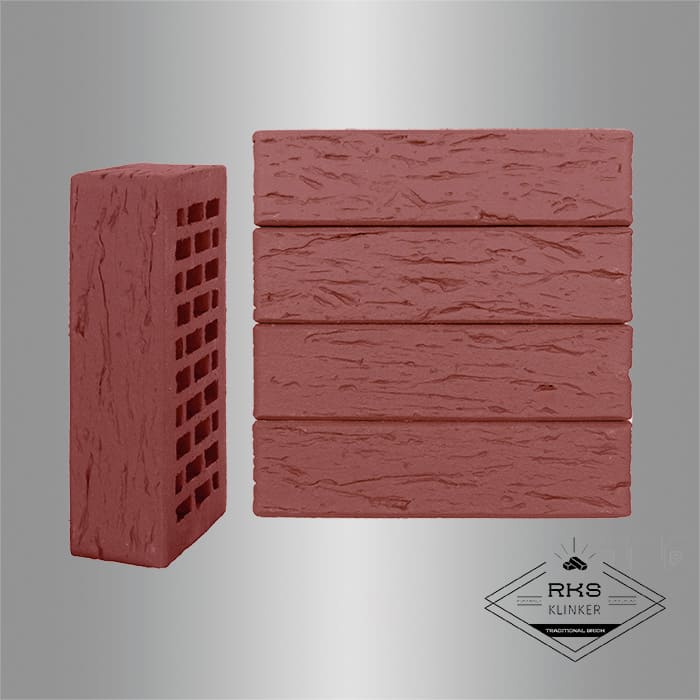 Кирпич облицовочный ЛСР, Винный, Рустик, 1НФ в Калуге