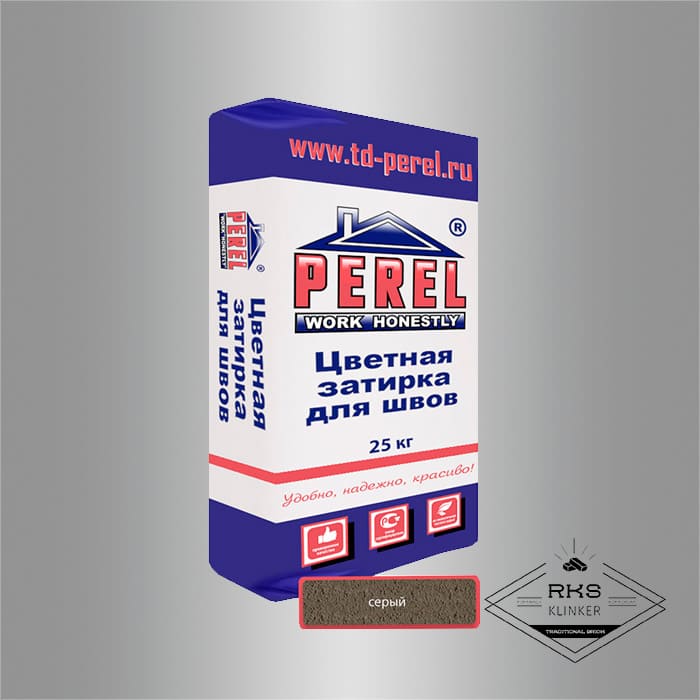 Зимняя затирочная смесь Perel RL 10/серая в Калуге