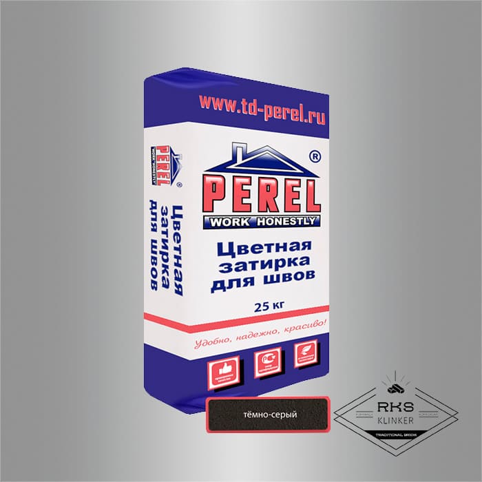 Зимняя затирочная смесь Perel RL 15/тёмно-серая в Калуге