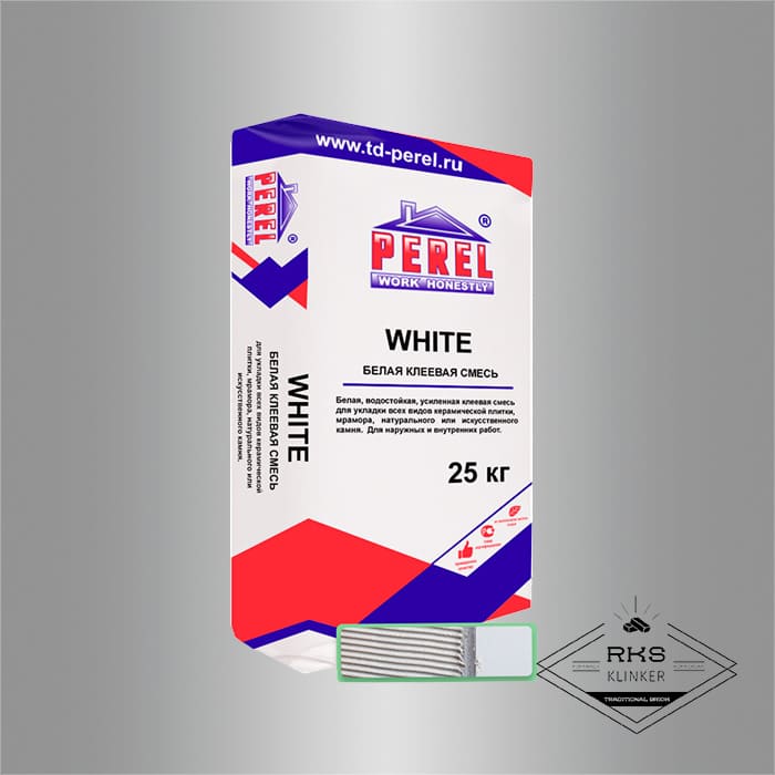 WHITE Perel клей для мрамора и камня в Калуге