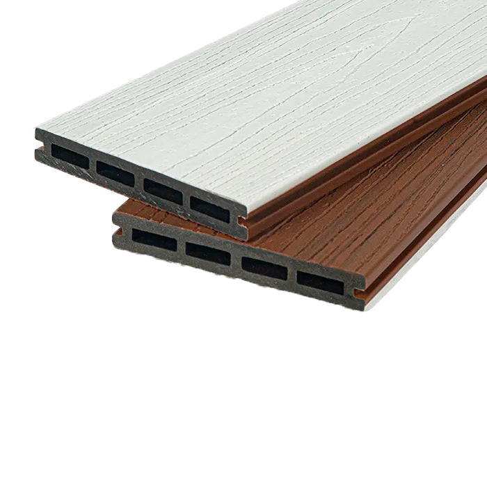 Террасная доска из ДПК Dual POLIVAN GROUP, Profi Co-Extrusion,White в Калуге
