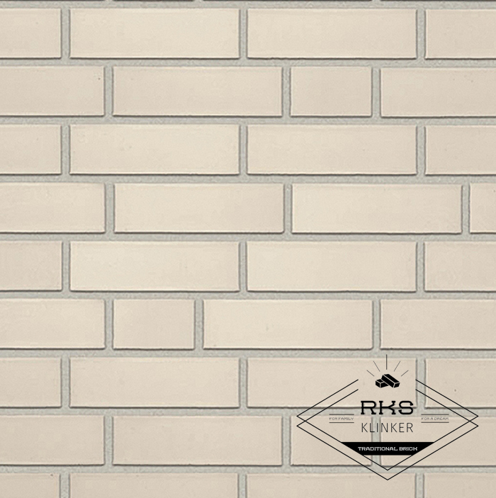 Ригельный клинкерный кирпич Roben, Oslo perlweiß glatt, 290х90х90 мм в Калуге