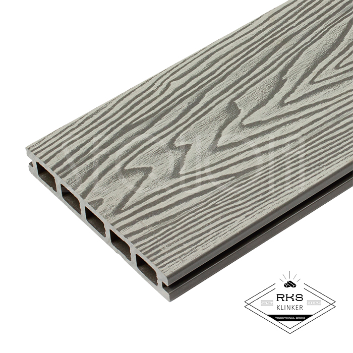 Террасная доска из ДПК SEQUOIA®, DUAL 3D WOOD, Grey, 146x24x6000 мм в Калуге