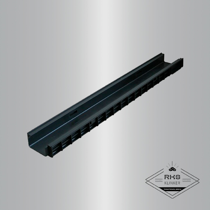 Лоток водоотводный PolyMax Basic пластиковый DN 100, H55 в Калуге