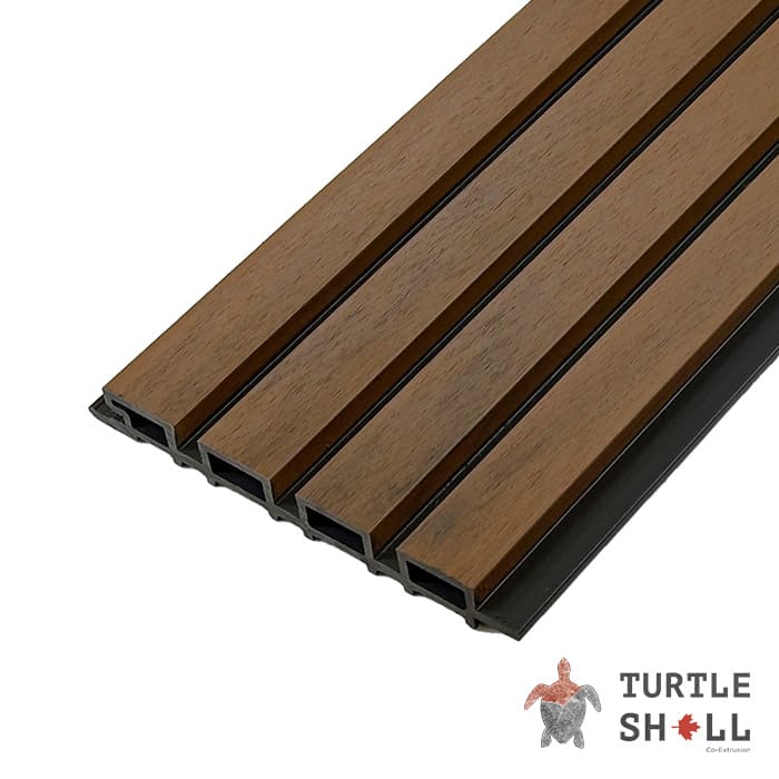 Реечная панель Middle Lines Dual, Thai Teak, Co-Extrusion в Калуге
