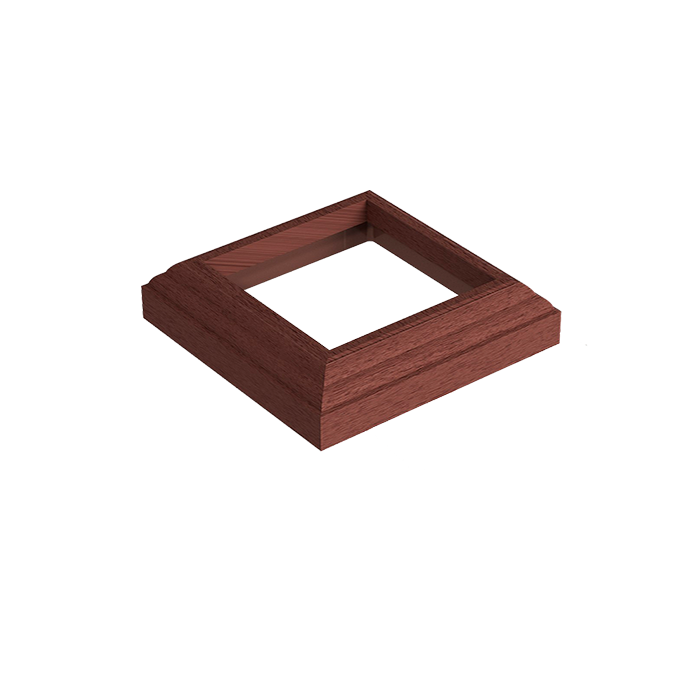Крышка нижняя для столба из ДПК Woodvex,Select, темно-коричневый в Калуге