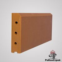 Клинкерный бордюрный камень KR "Красный" в Калуге
