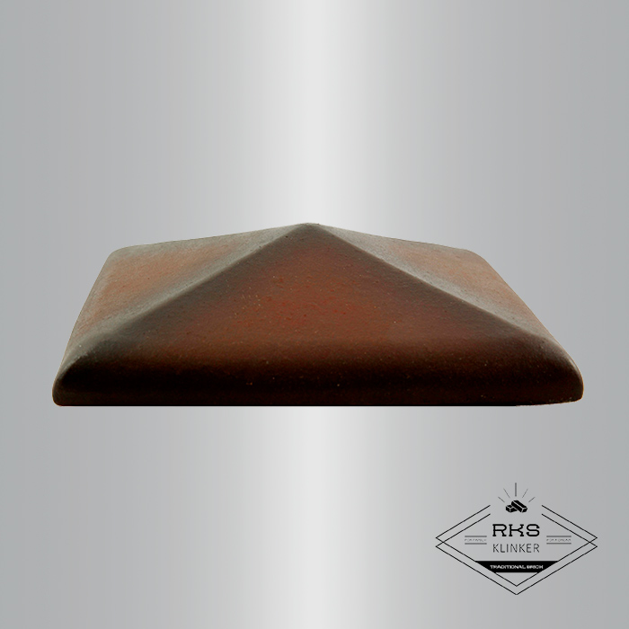 Клинкерный колпак на столб ZG Clinker, С42 425х425 мм, ольха в Калуге
