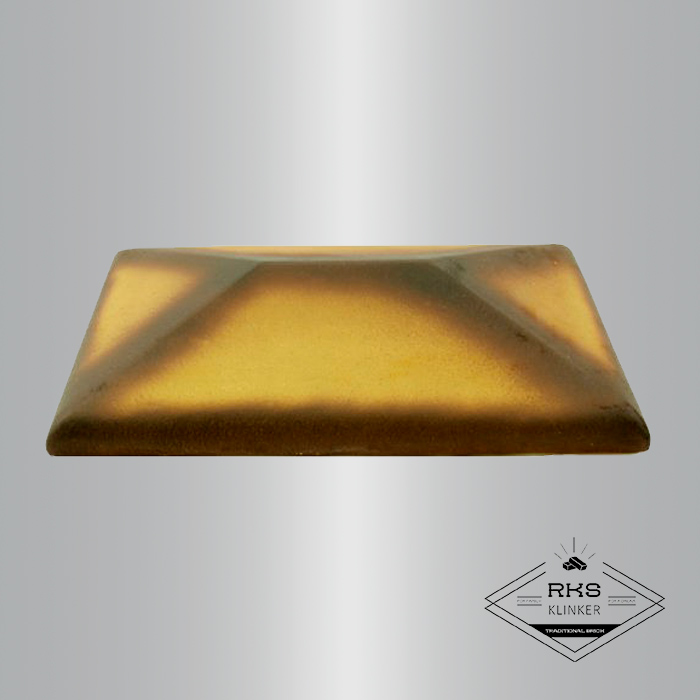 Клинкерный колпак на столб ZG Clinker, СР 300х425 мм, жёлтый тушевой в Калуге