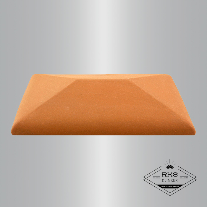 Клинкерный колпак на столб ZG Clinker, СР 300х425 мм., красный в Калуге