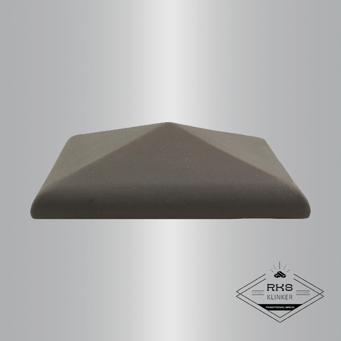 Клинкерный колпак на столб ZG Clinker, С42 425х425 мм, графит в Калуге