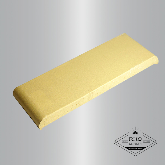 Парапетная плитка ZG Clinker, КР20 190x110x25 мм, Жёлтая в Калуге