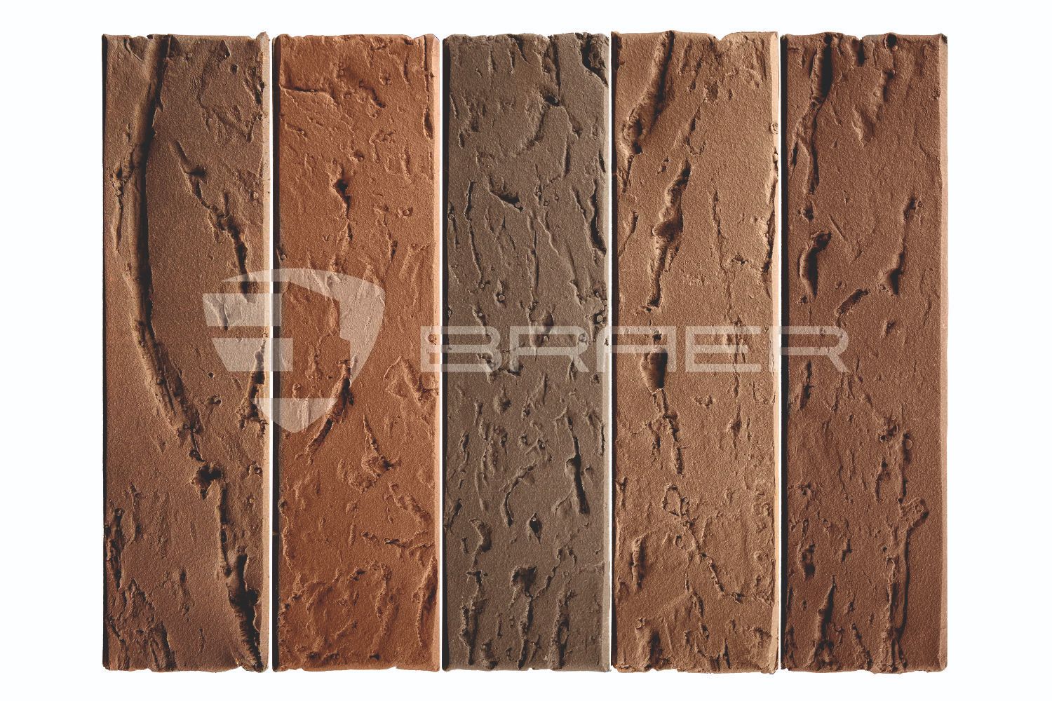 Облицовочный кирпич BRAER MAX, Кора дуба, М200, 1 НФ в Калуге