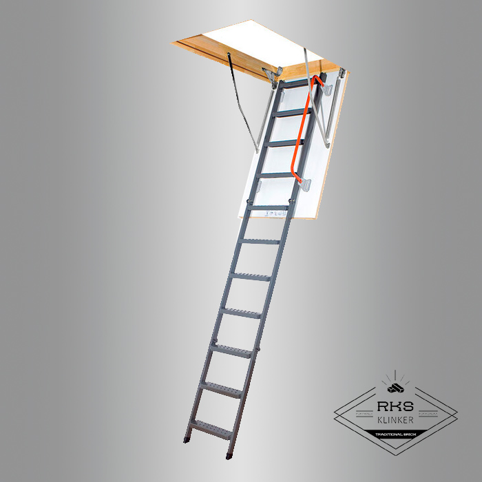 Чердачная металлическая лестница FAKRO LMК 60х130х305 в Калуге