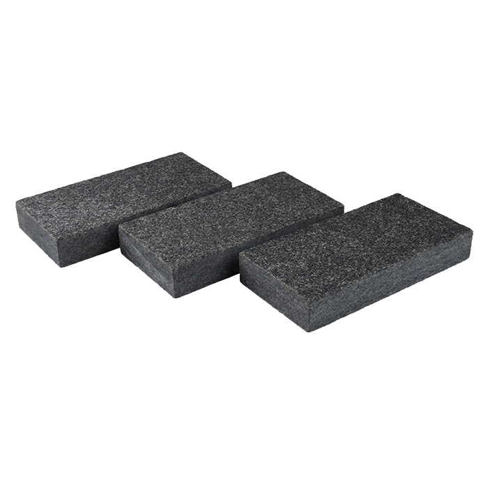 Гранитная брусчатка RKS SLATE Gabbro (Габбро) Пиленая, 200x100 мм в Калуге
