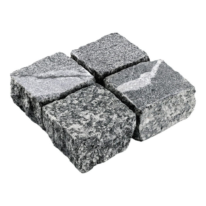 Гранитная брусчатка Snow Obsidian, Карандаш, 100x100 мм в Калуге
