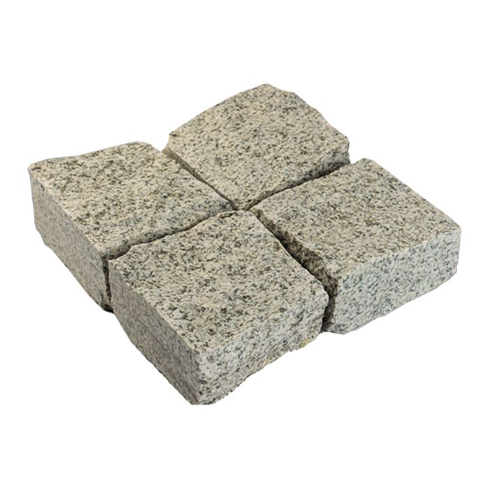 Гранитная брусчатка Мансуровская, Колотая, 100x100 мм в Калуге