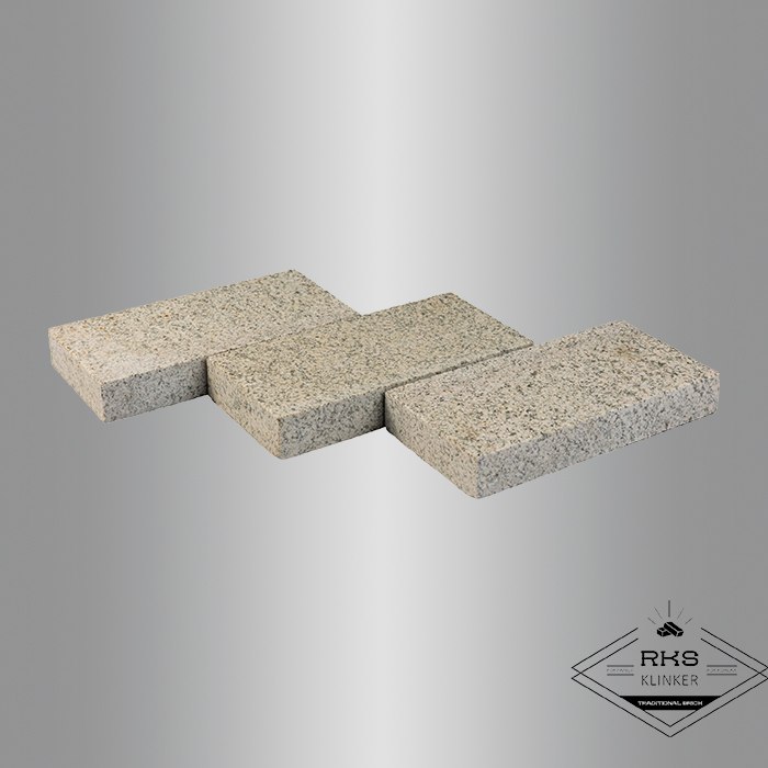 Гранитная брусчатка Мансуровская, Пиленая, 100x200x30 мм в Калуге