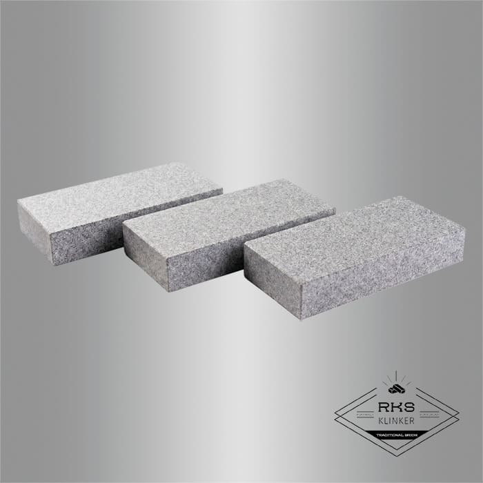 Гранитная брусчатка RKS SLATE Сильвер Пёрл, пиленая 200х100 мм в Калуге