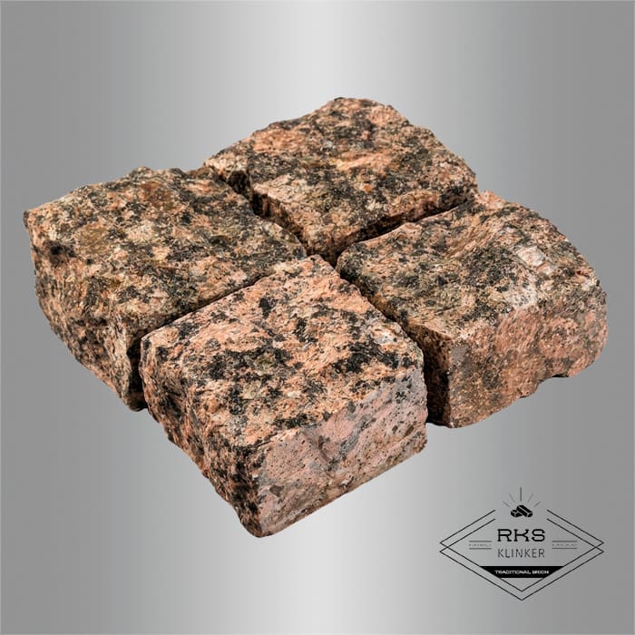 Гранитная брусчатка Южно-Султаевский, Колотая, 100x100 мм в Калуге