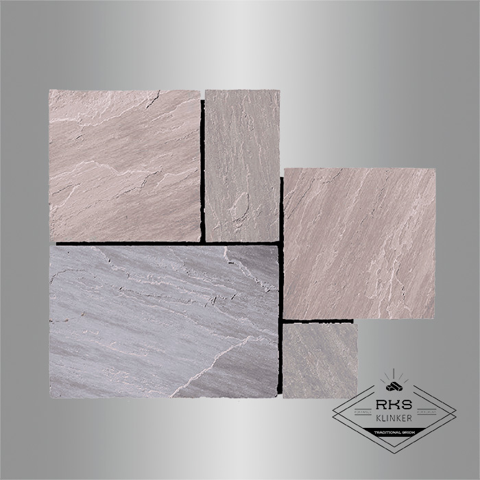Мозаика из камня песчаник RKS SLATE Belgian Grey в Калуге