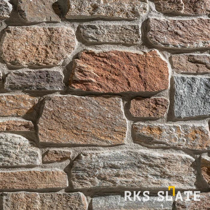 Фасадный облицовочный камень Bergen Blend Castle в Калуге