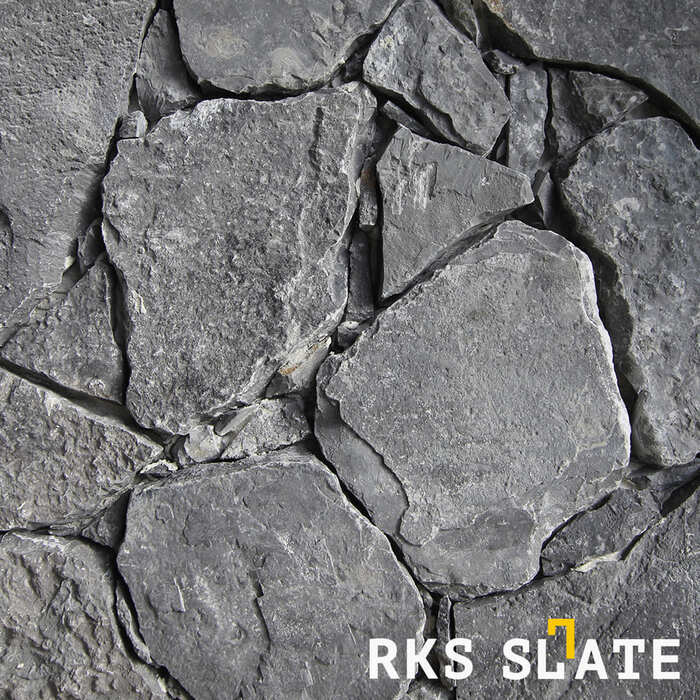 Фасадный облицовочный камень Midnight Black Loose в Калуге