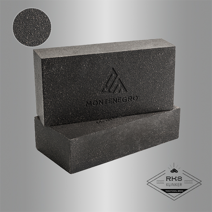 Кирпич печной Montenegro SHA 5 Black Argentum (Чёрный) 230x114x65 мм в Калуге