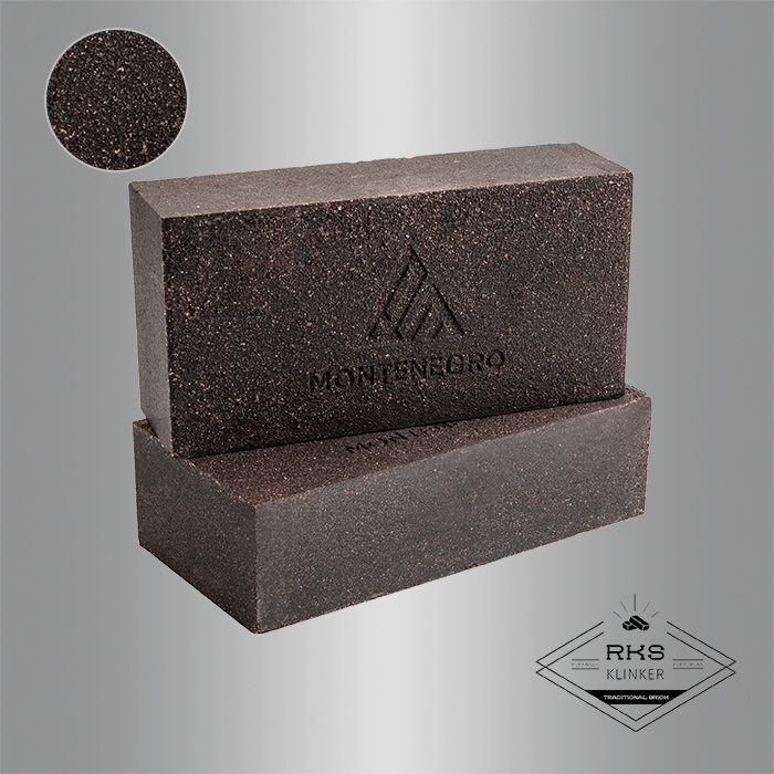 Кирпич печной Montenegro SHA 5 Black Cuprum (Чёрный) 230x114x65 мм в Калуге