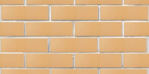 Кирпич облицовочный ЛСР, Пшеничный, гладкий, 1 НФ на белом шве