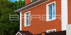 Кирпич Красный гладкий BRAER - КП Зеленые холмы в Московской области (5)