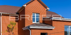 Красный гладкий кирпич BRAER - Частный дом. Липецк (6)