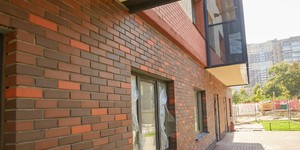 Клинкерный кирпич ЛСР Лондон красный, Гладкий посмотреть кладку (3)