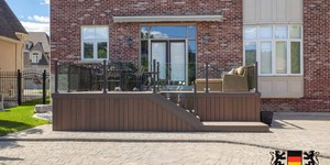 Ступени из ДПК BAMBERG African Bubinga крыльцо и ступени