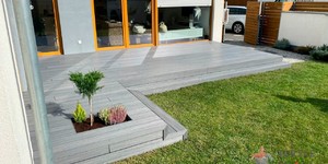 Ступени из ДПК Turtle Shell Scottish Slatewood Co-Extrusion (терраса, ступени)_1