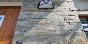 Каменный фасад заказать 3D панели RKS SLATE Кварцит Ocean Green Natural (3)