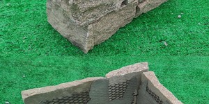 Камень для фасада и забора купить 3D панели Кварцит Sesame Yellow Country (9)